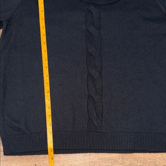 TANJAY Women’s Black Cowl Neck Sweater. - Picture 5 of 9